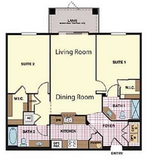 Napa condo floorplan