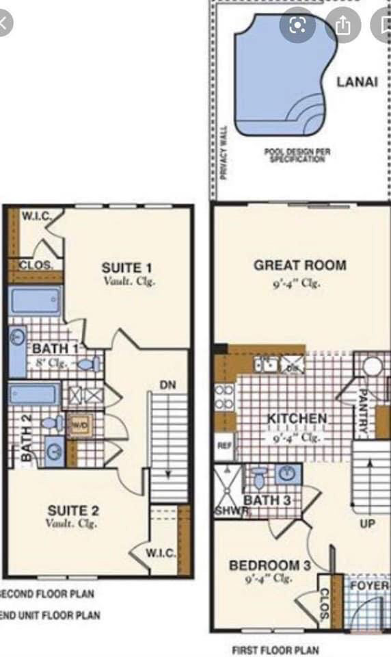 Townhome floorplan