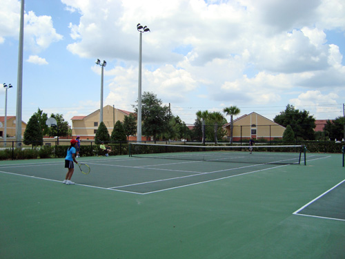 tennis courts